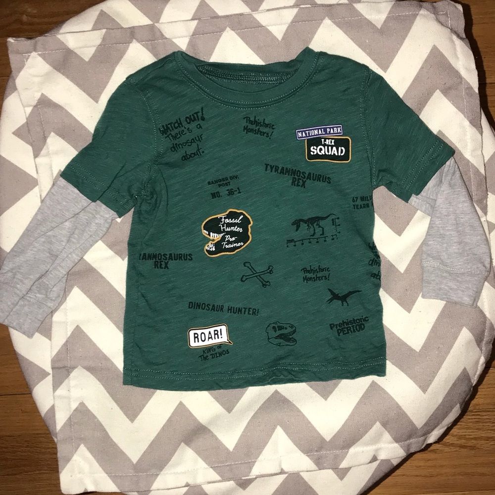 Toddler Boys Layered Look Long Sleeve Shirt